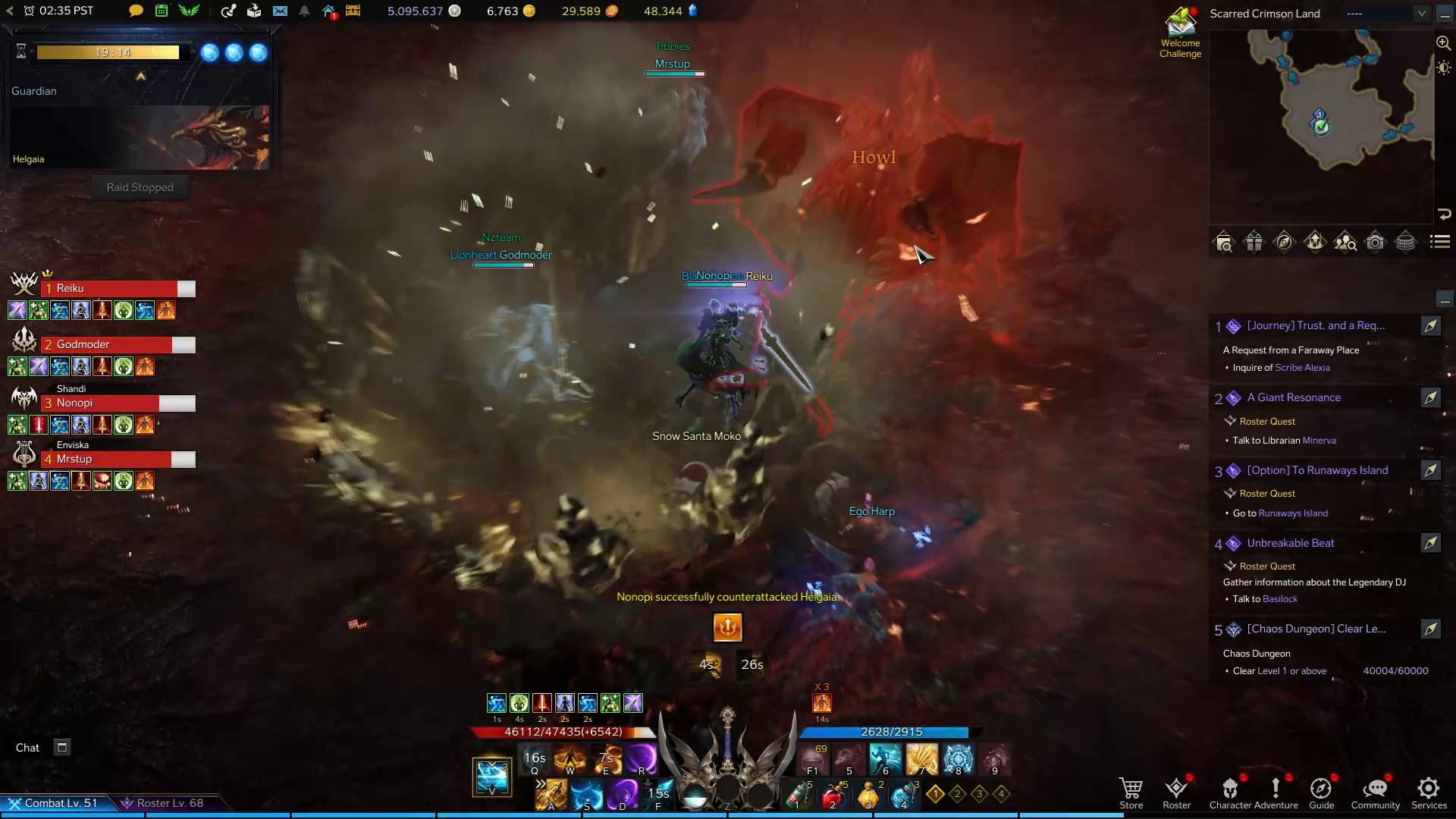 Helgaia Charge Skill