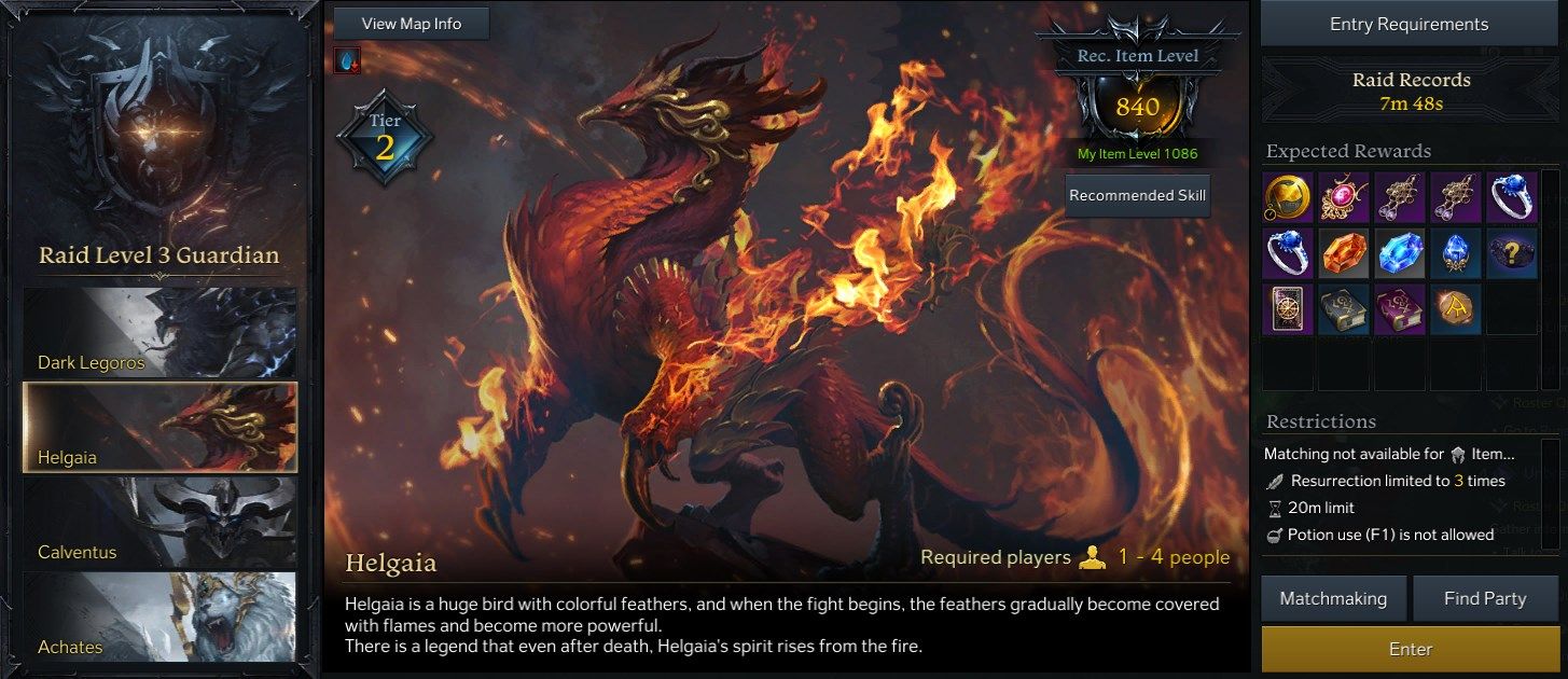 Helgaia Lost Ark Boss Guide Helgaia Level 3 Guardian Raid Boss