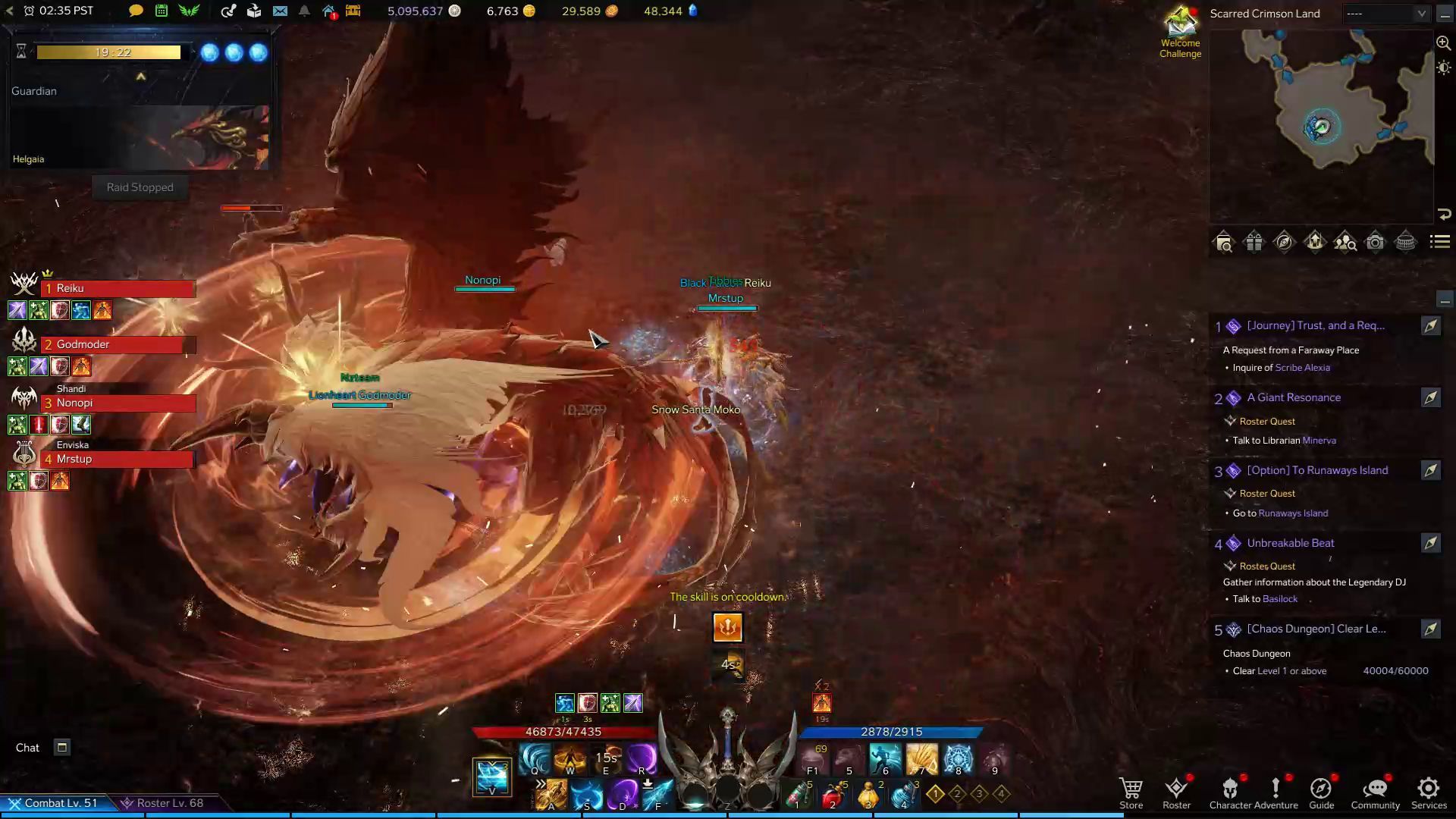 Helgaia Lost Ark Boss Guide Tail Swipe Skill