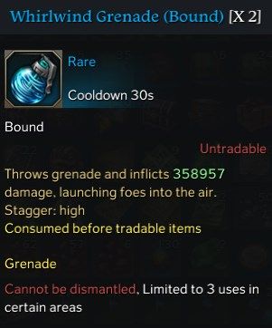Helgaia Lost Ark Boss Guide Whirlwind Grenades Combat Item