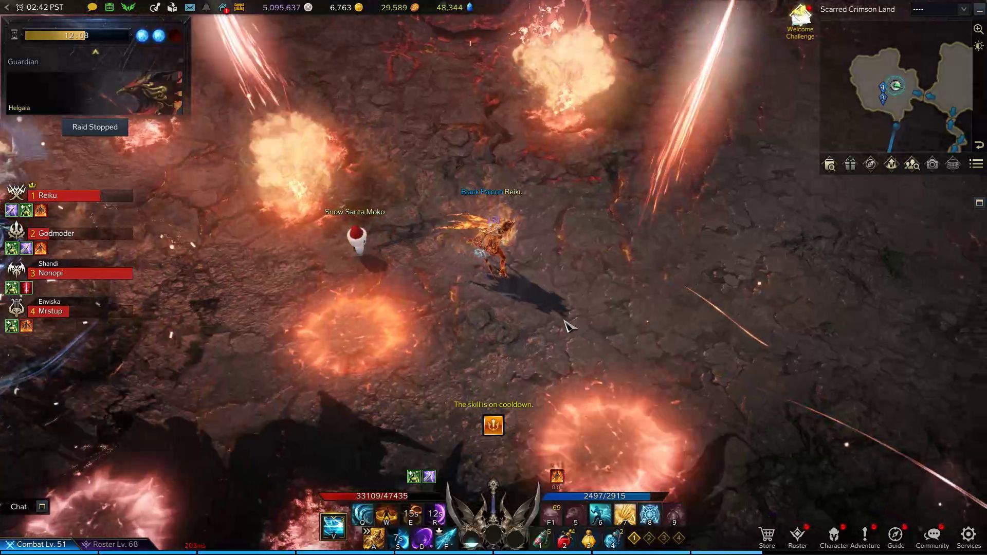 Helgaia Meteoric Storm Skill
