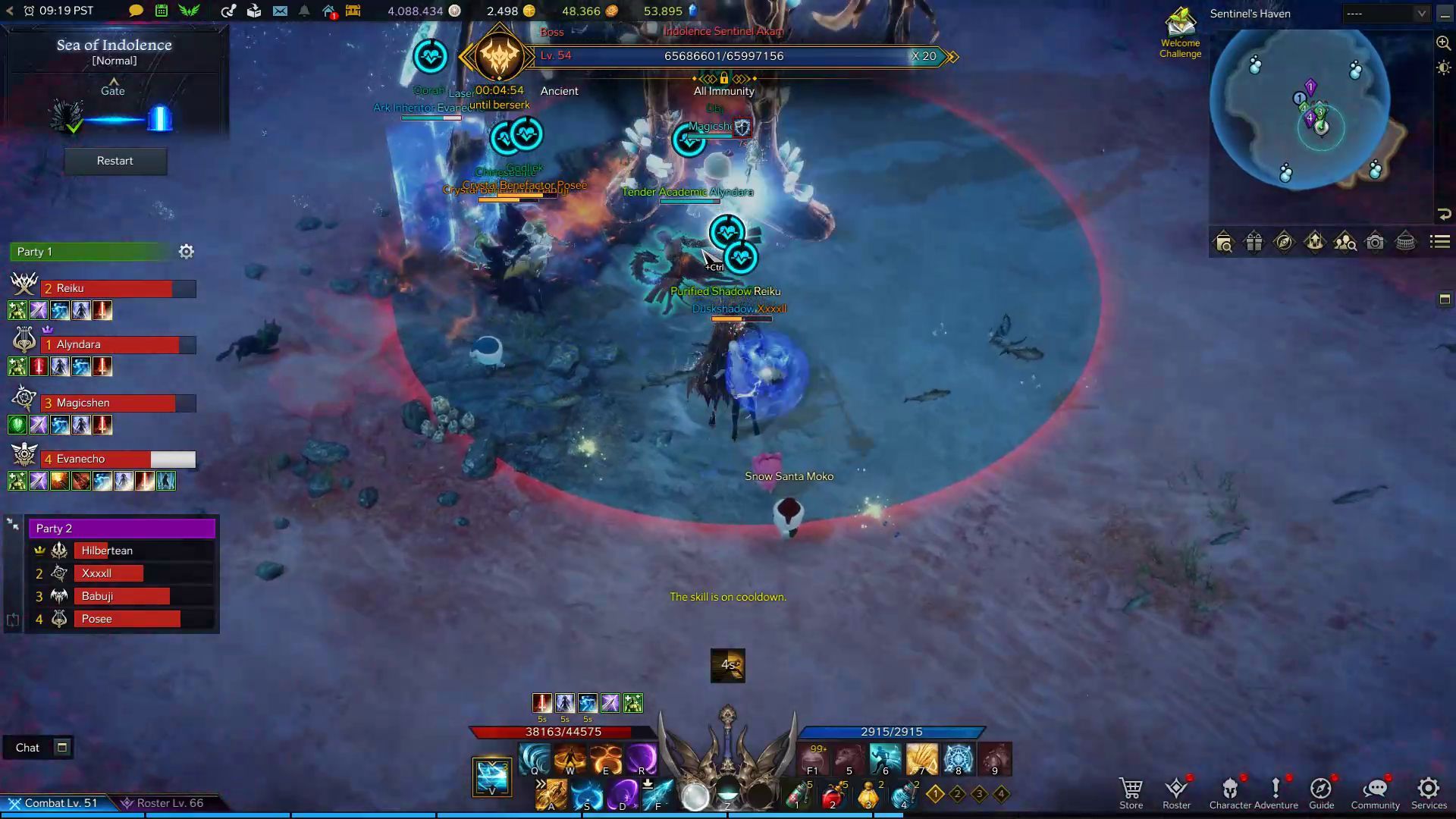 Indolence Sentinel Akam Stomp Skill