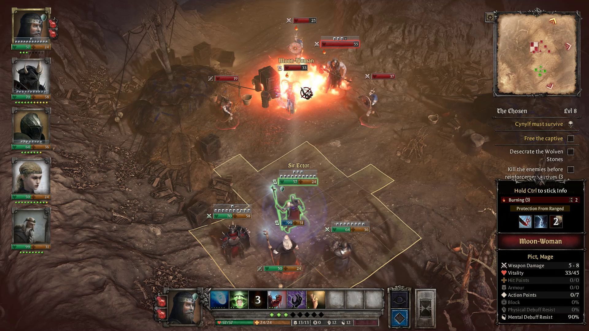 King Arthur Knight’s Tale Arcanist Class Guide Fire Blast Skill in Combat