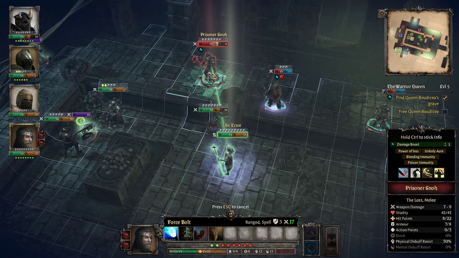 King Arthur Knight’s Tale Arcanist Class Guide Force Bolt Skill in Combat