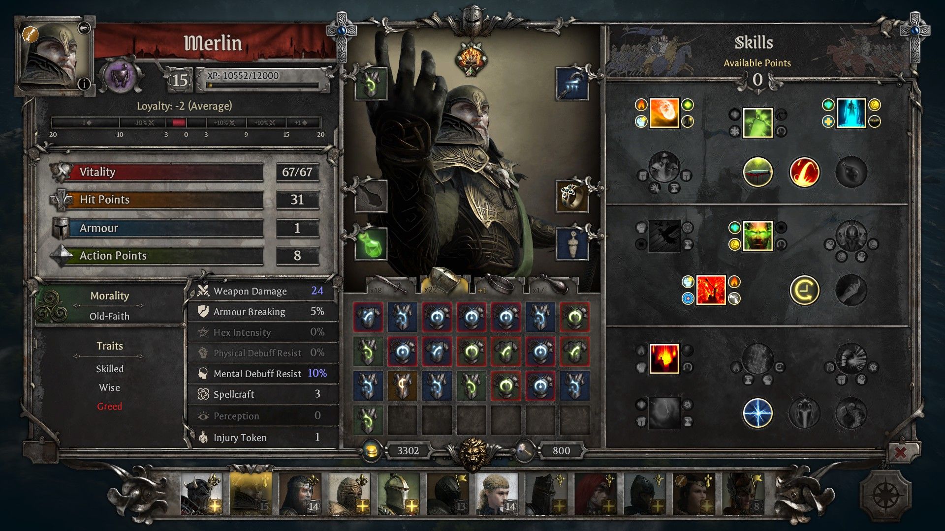 King Arthur Knight’s Tale Arcanist Class Guide Merlin