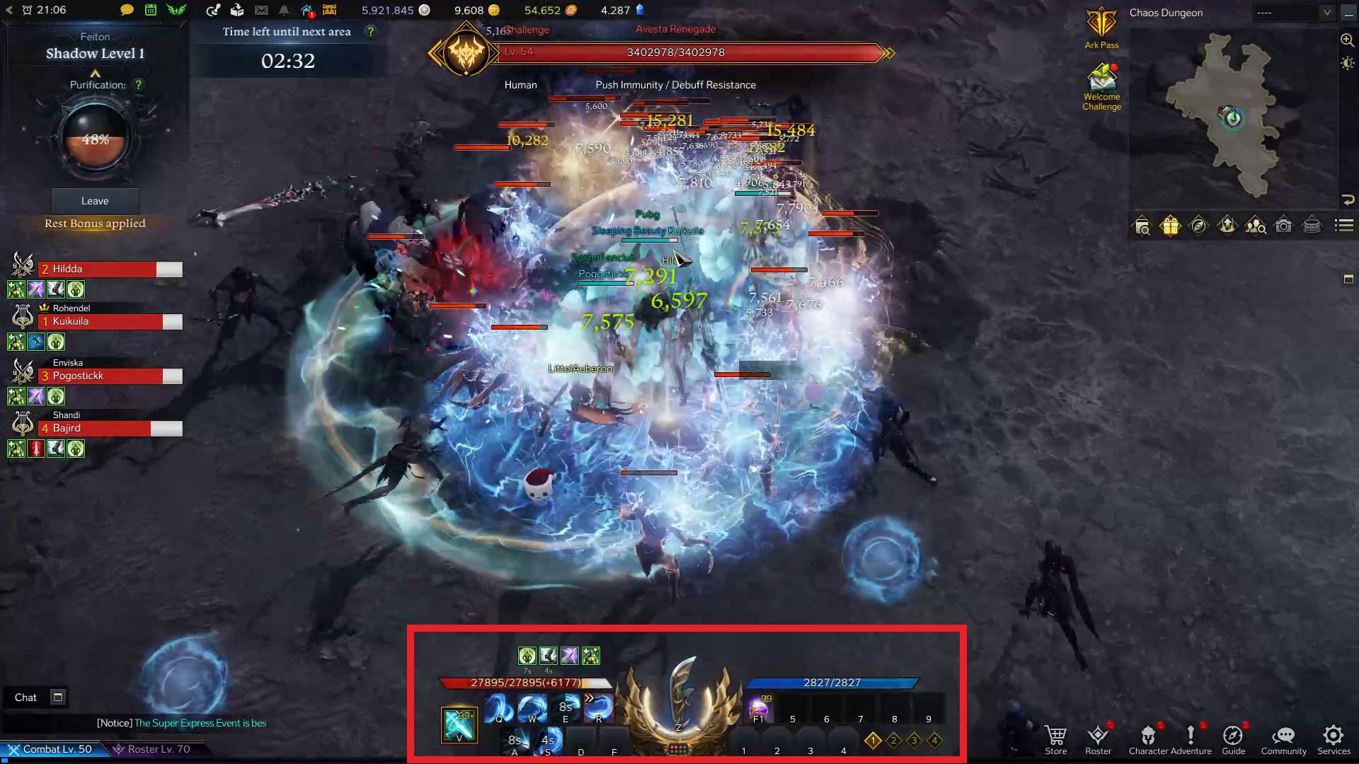 Lost Ark Glaivier Dual Meter Identity in Combat