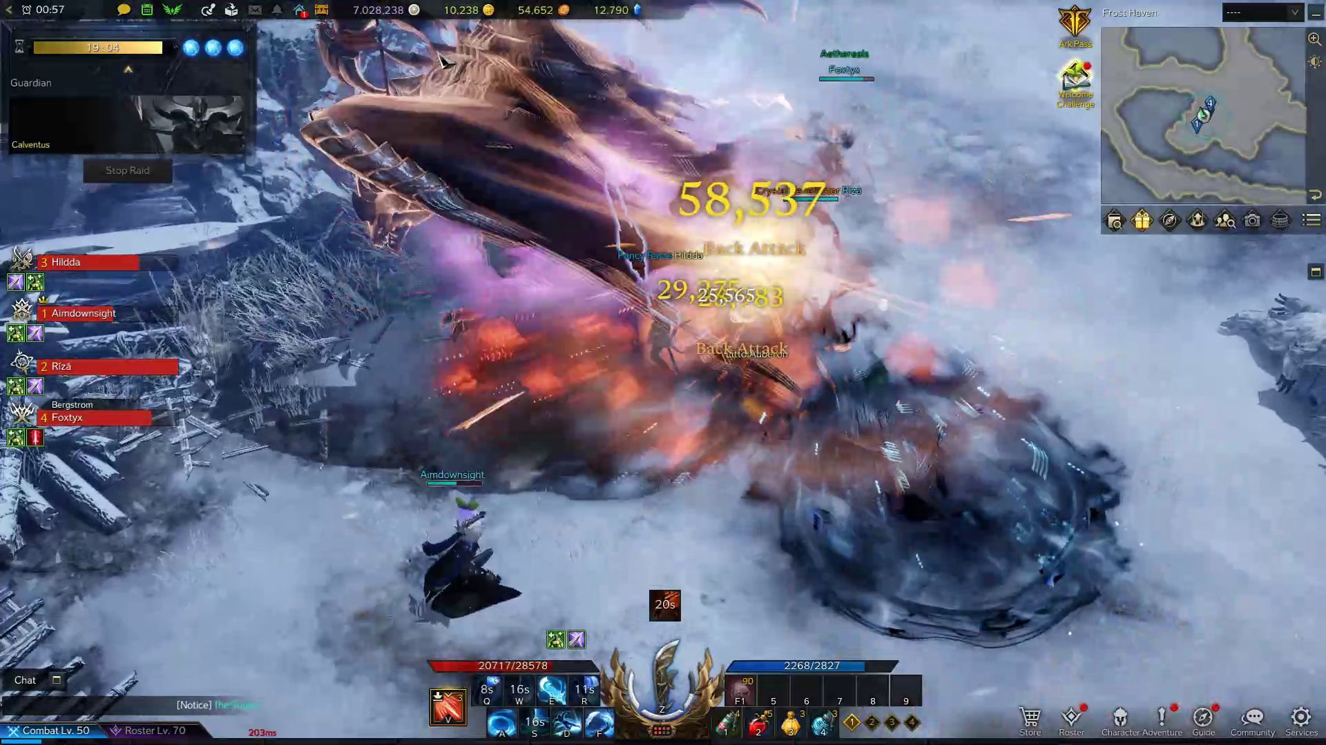 Lost Ark Glaivier in Combat