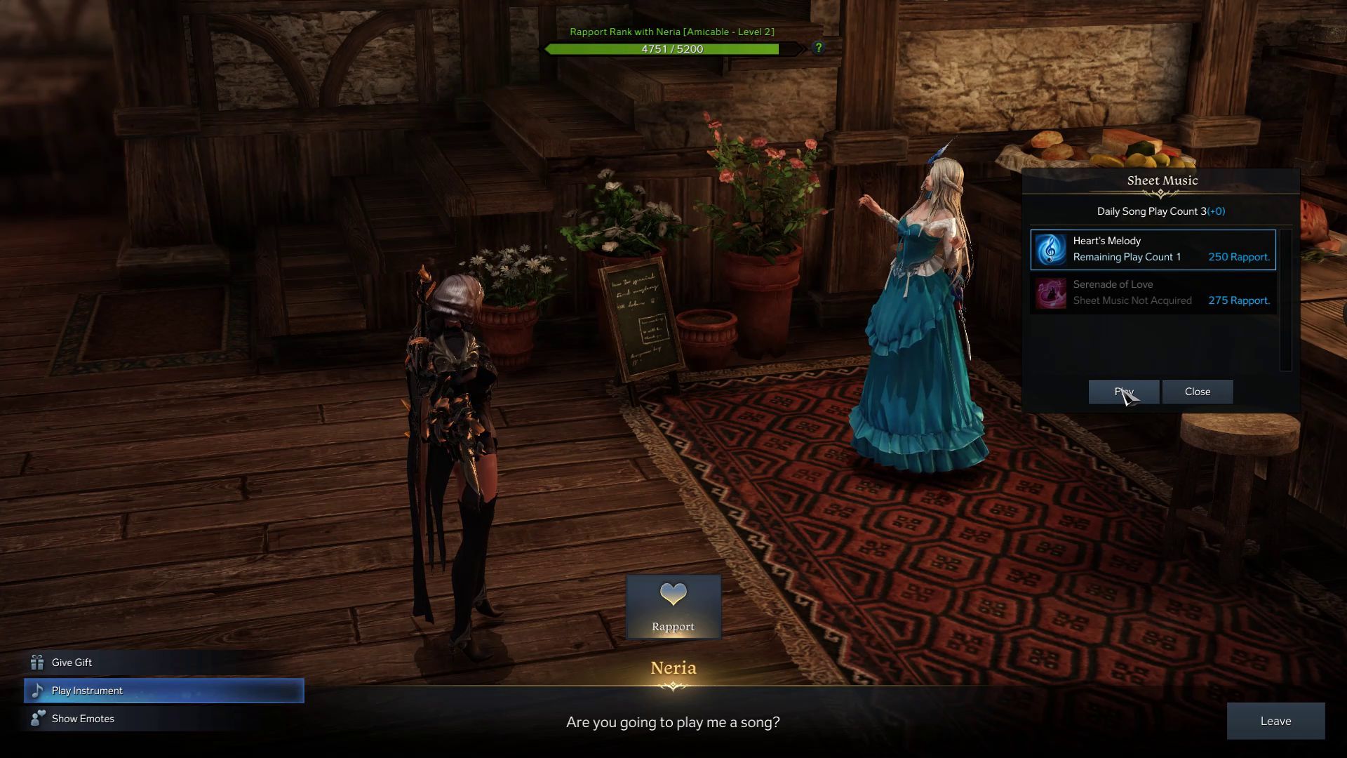 Lost Ark Silver Farm Guide Rapport Rewards Talking to Neria