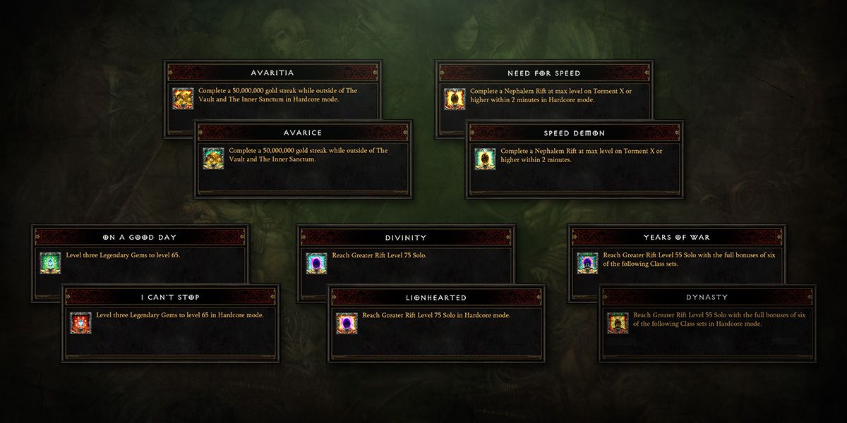 New Seasonal Conquests