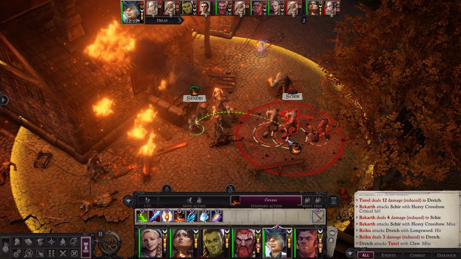 Pathfinder WotR Through the Ashes DLC Overview Impressions Combat Against Schirs