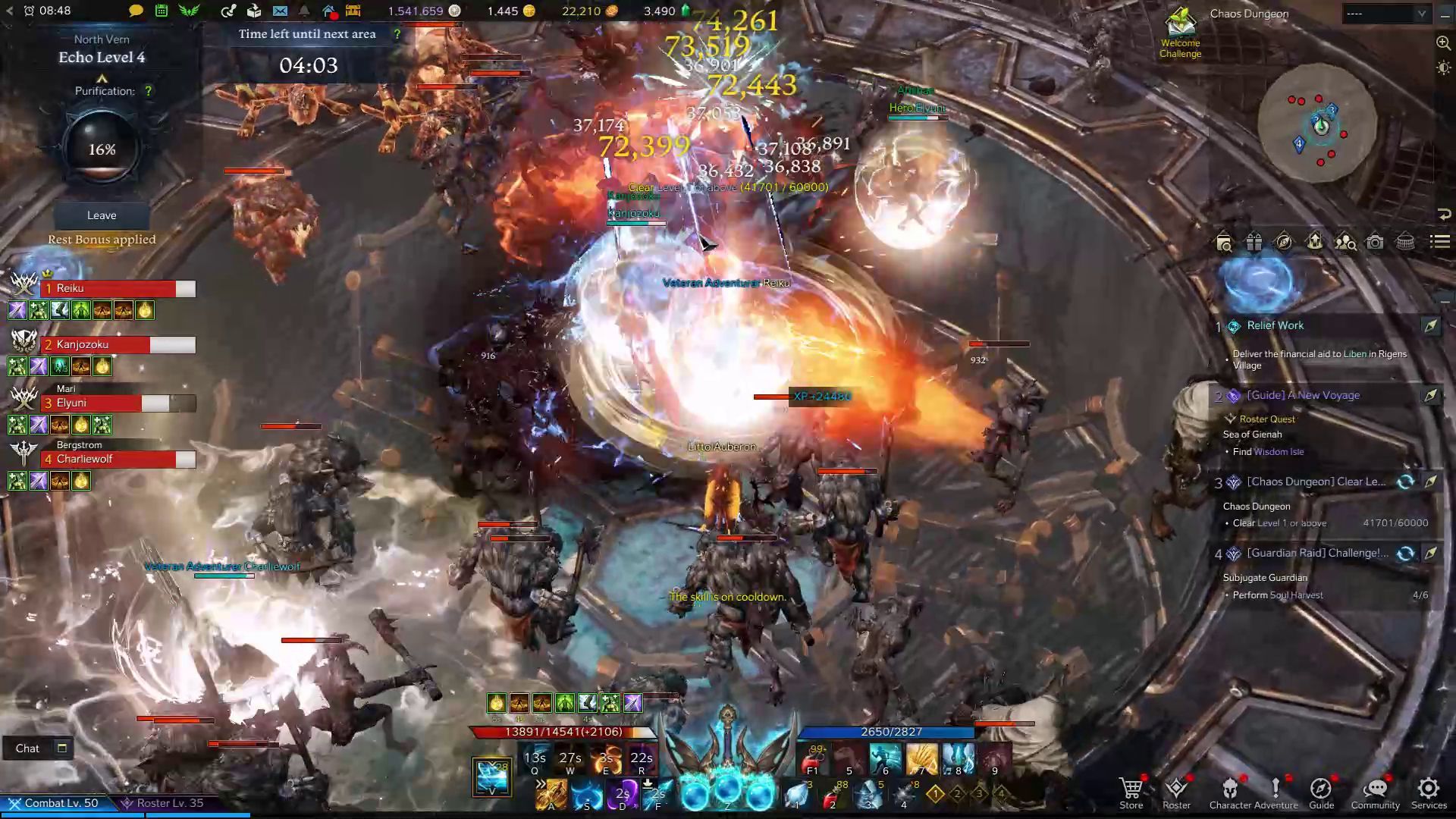 Silver Chaos Dungeons