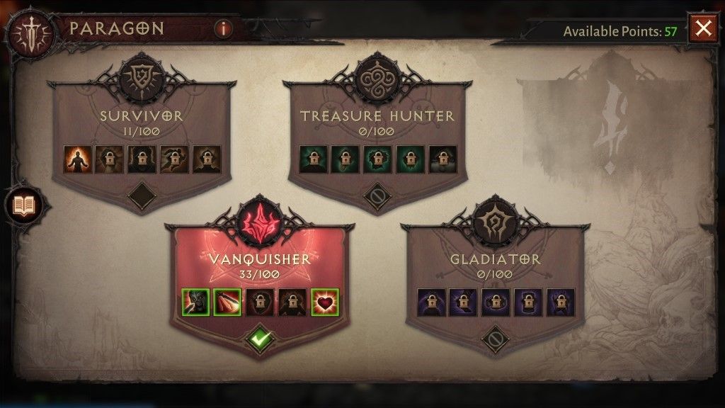 The Diablo Immortal Paragon Trees