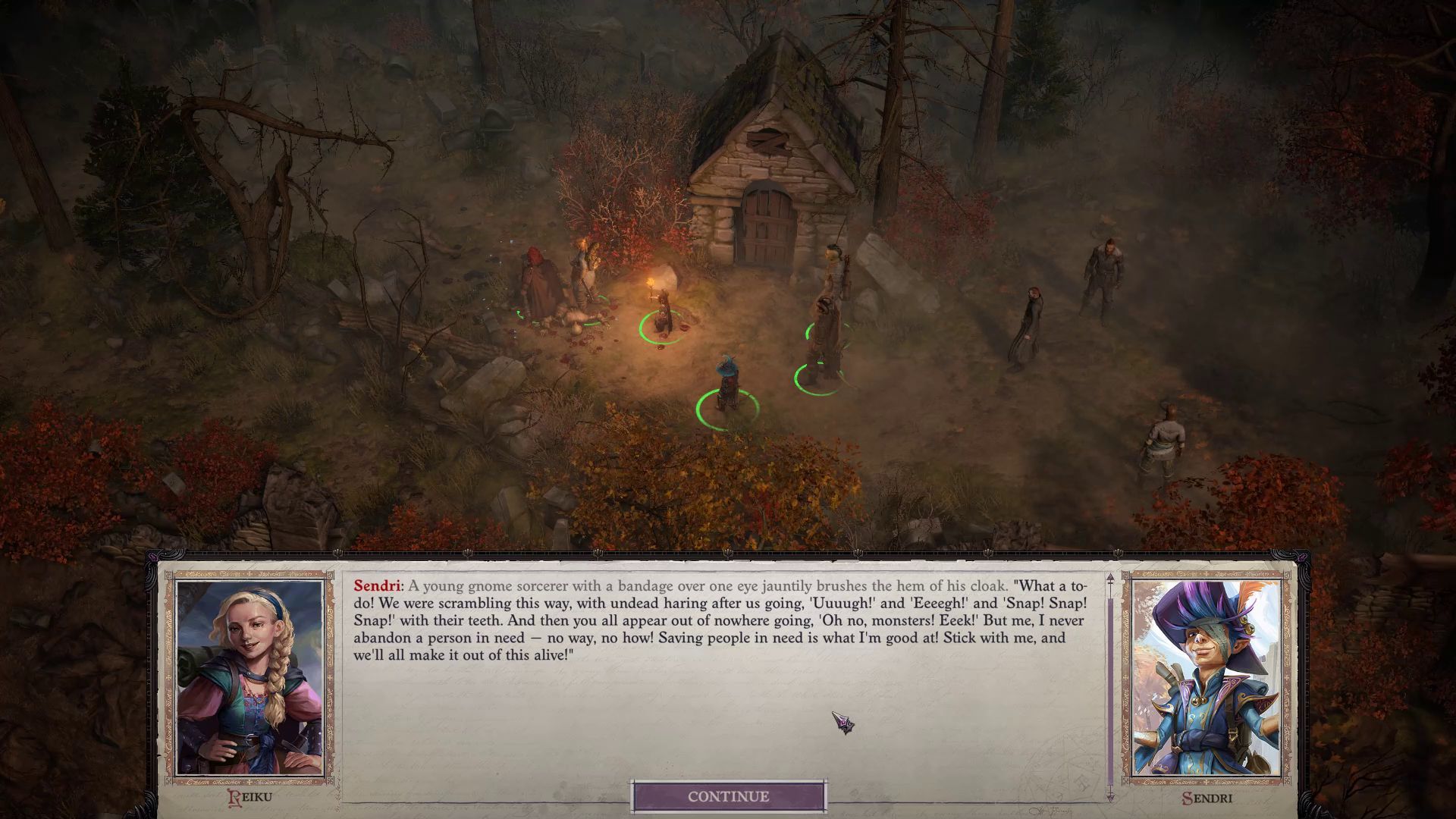 Meeting and Recruiting Sendri the Second Companion
