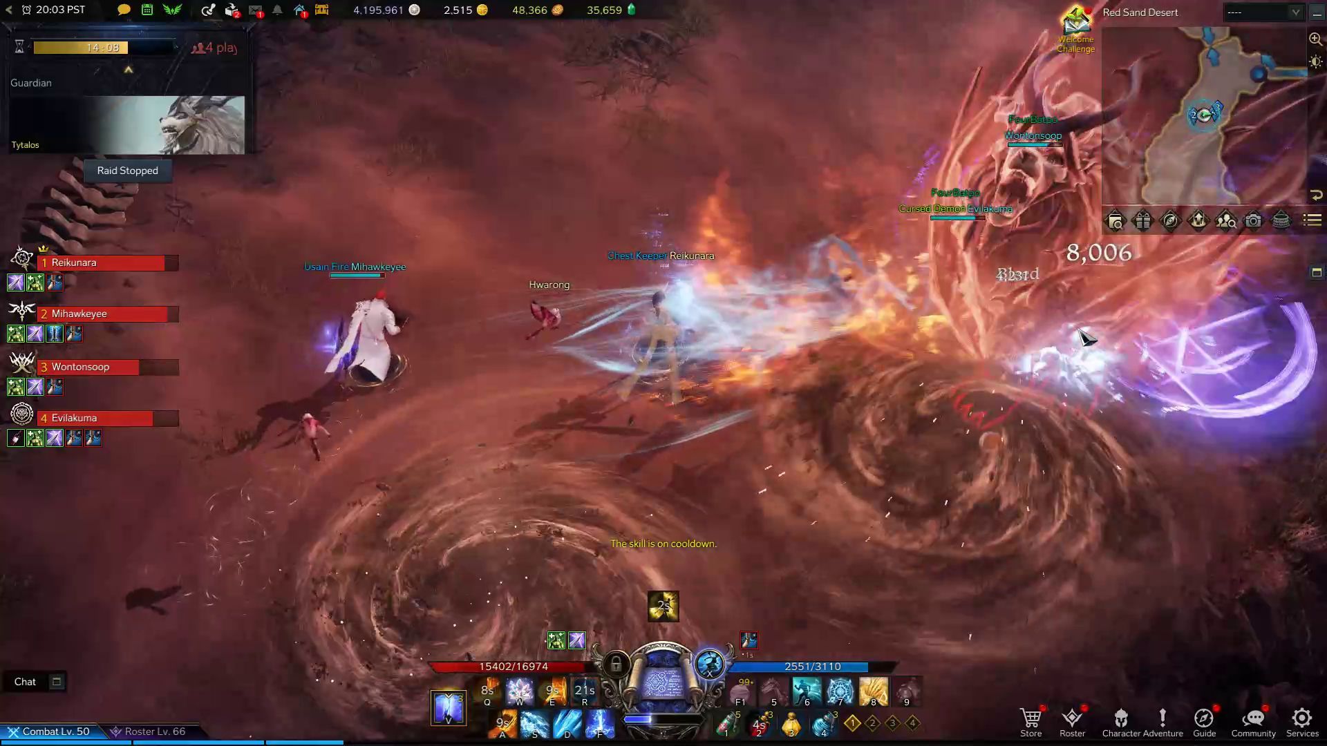 Tytalos Combat Using Ranged Class