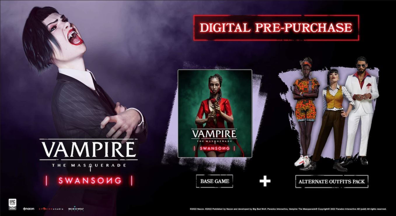 Vampire: The Masquerade - Swansong Digital Pre-Order