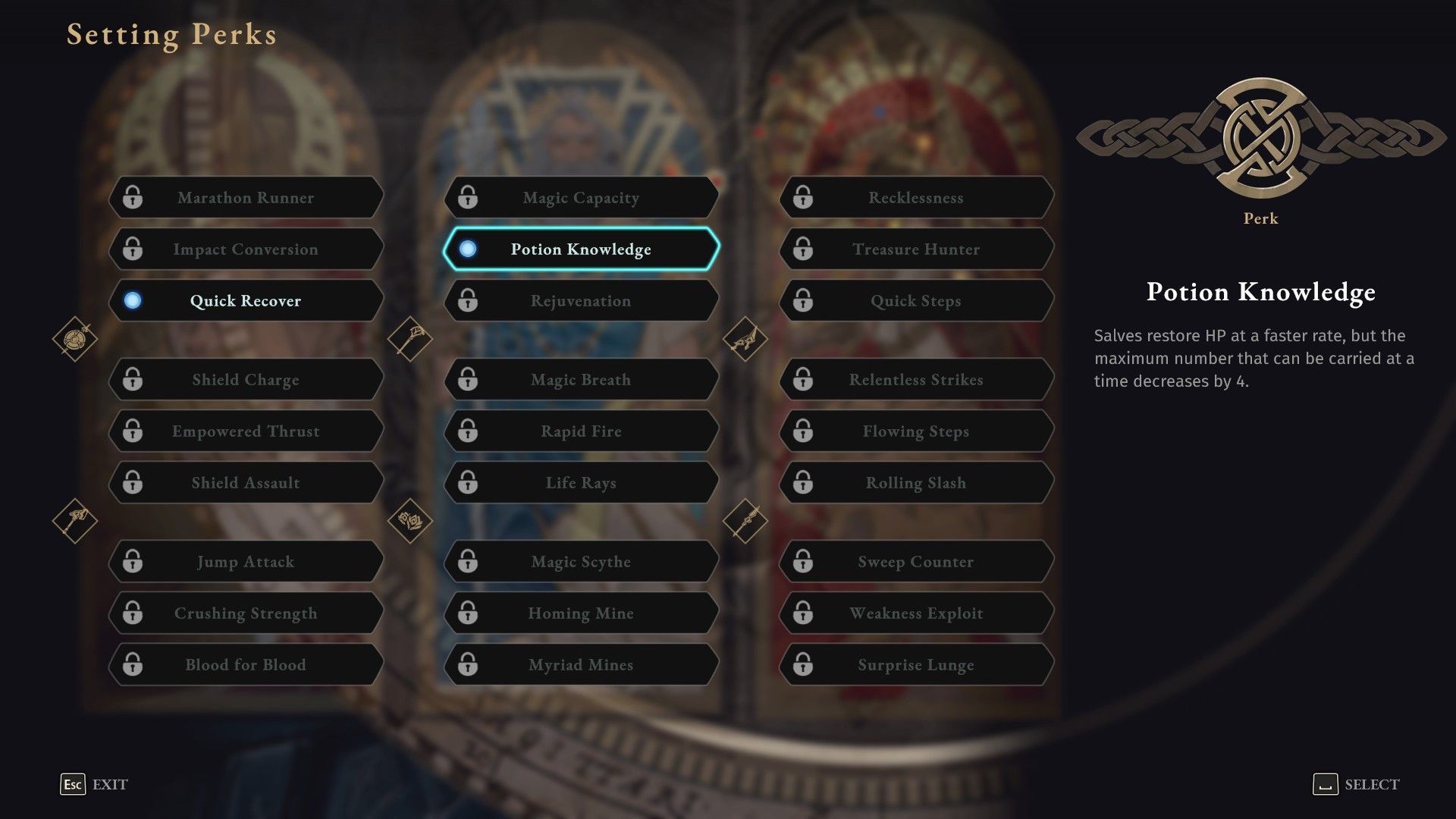 Asterigos - Potion Knowledge Perk