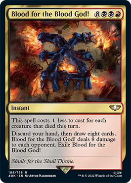 Blood for the Blood God Instant Spell