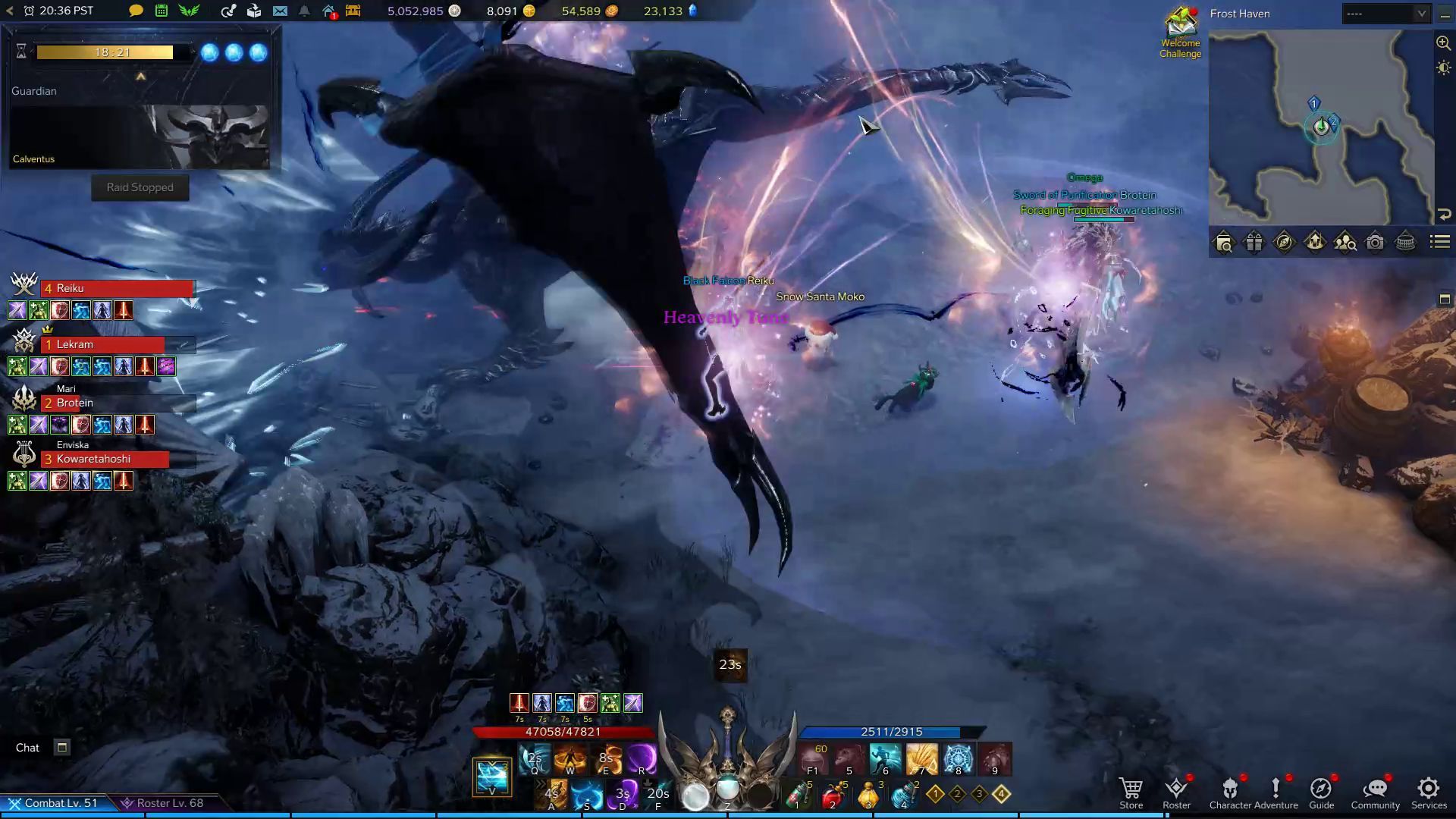 Calventus Hovering Dive Skill