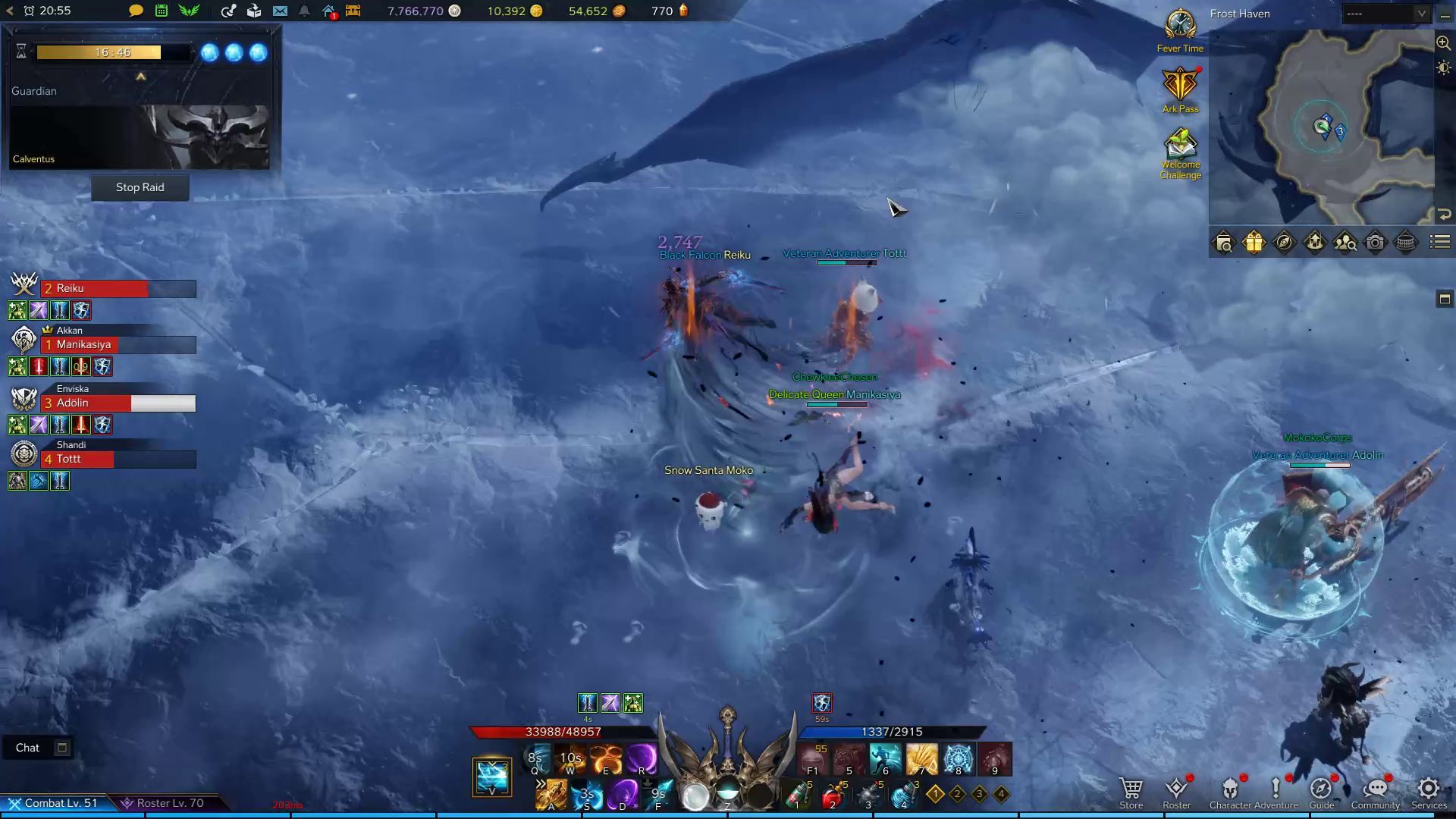 Calventus Whirlwind Skill