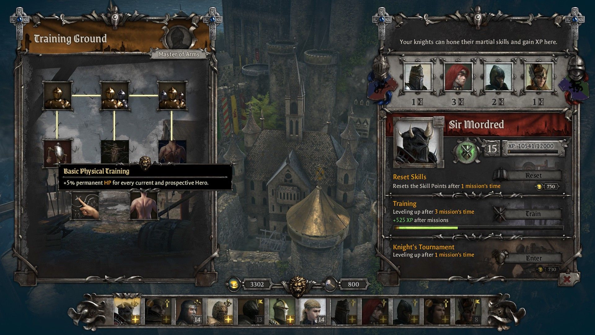 Champion Camelot Upgrades for the Training Grounds - Basic and Advanced Physical Training Perks and Barracks