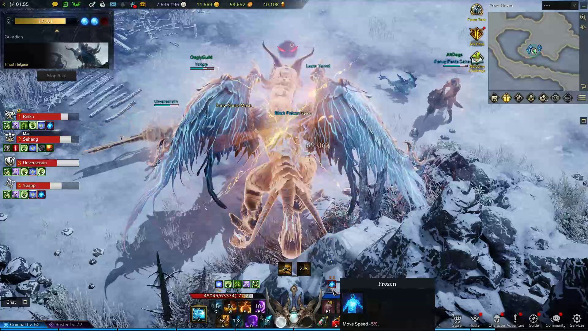 Frost Helgaia - Frozen Debuff