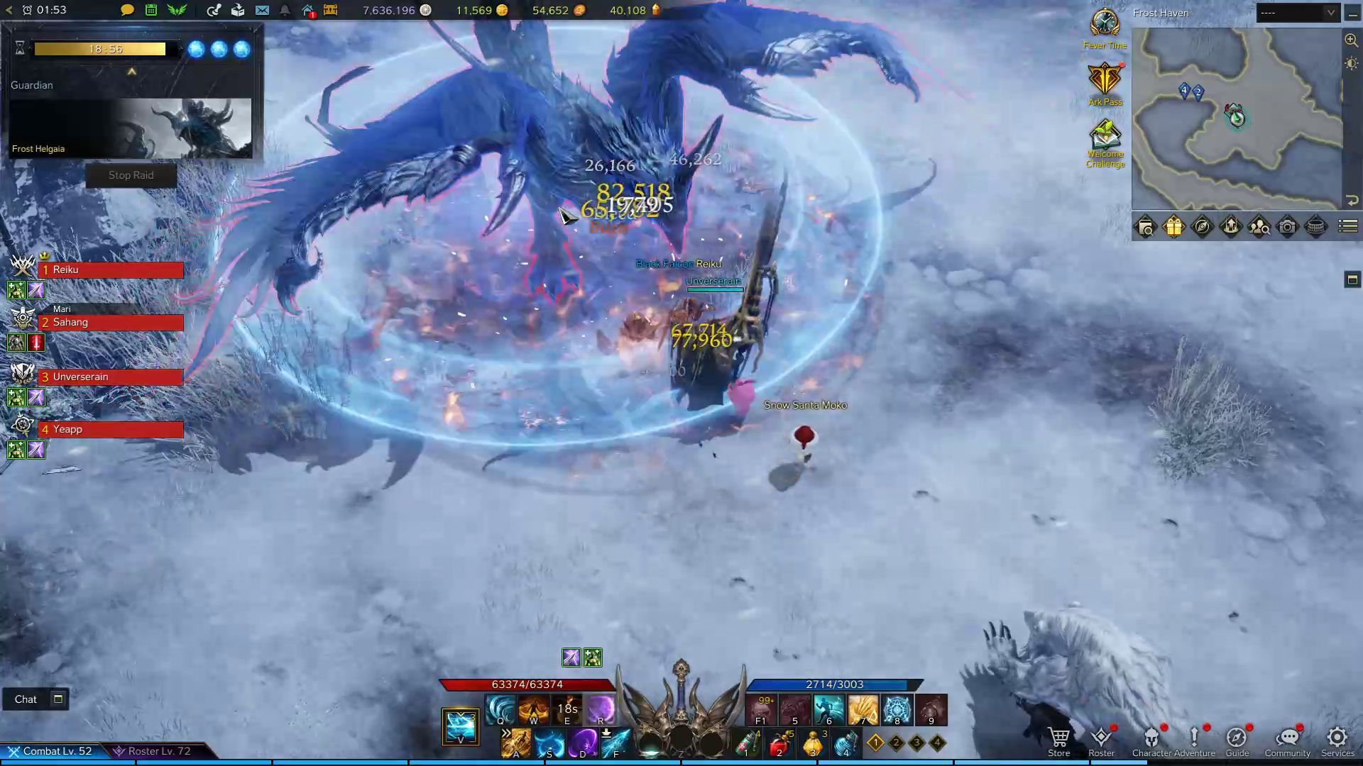 Frost Helgaia Lost Ark Boss Guide - Charge Skill in Combat