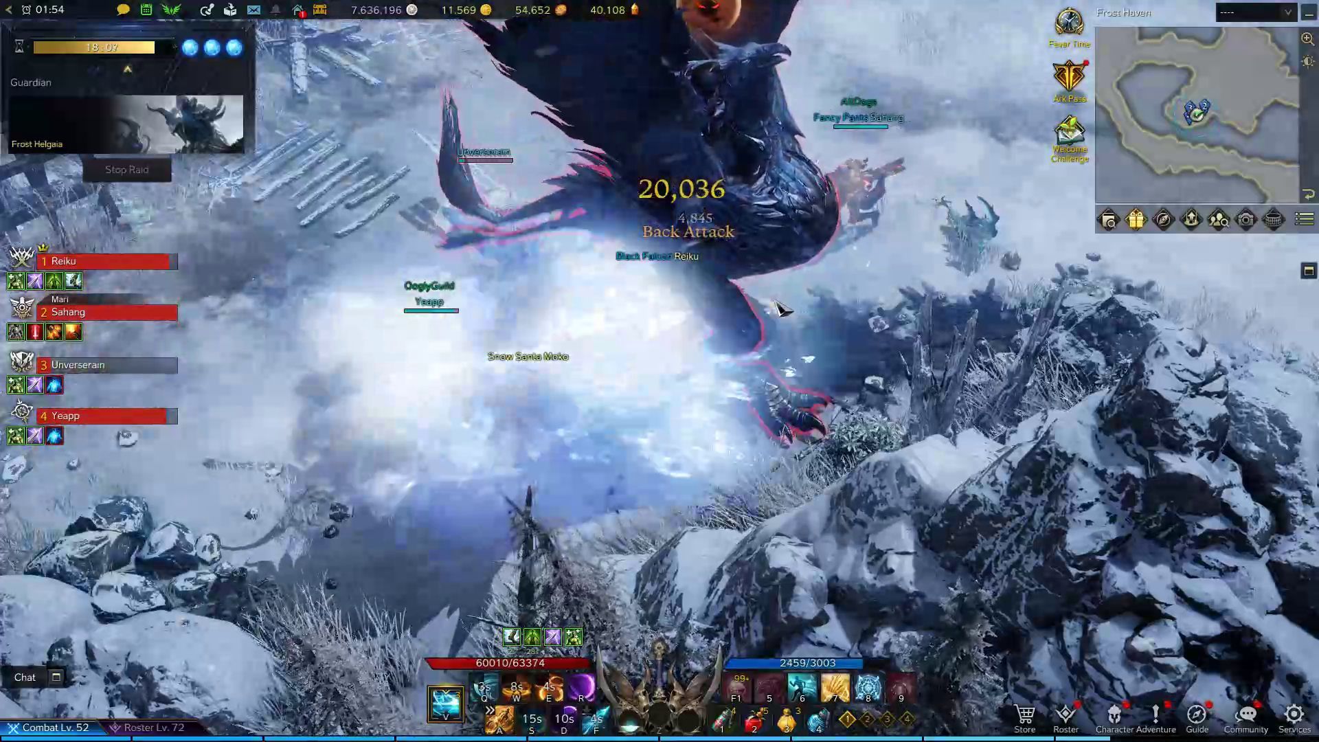 Frost Helgaia Lost Ark Boss Guide - Evolving to Phase 2 in Combat