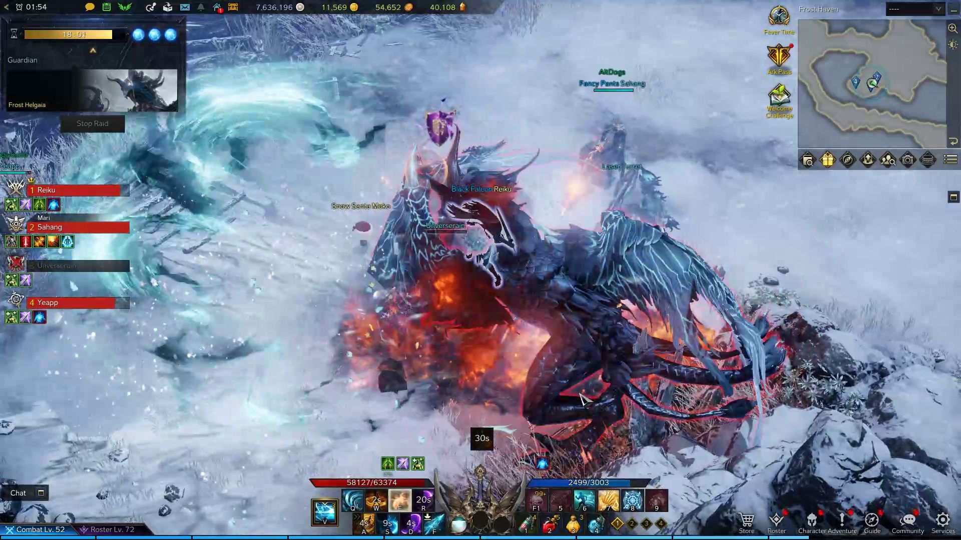 Frost Helgaia - Wing Swipe 2.0 Skill in Combat