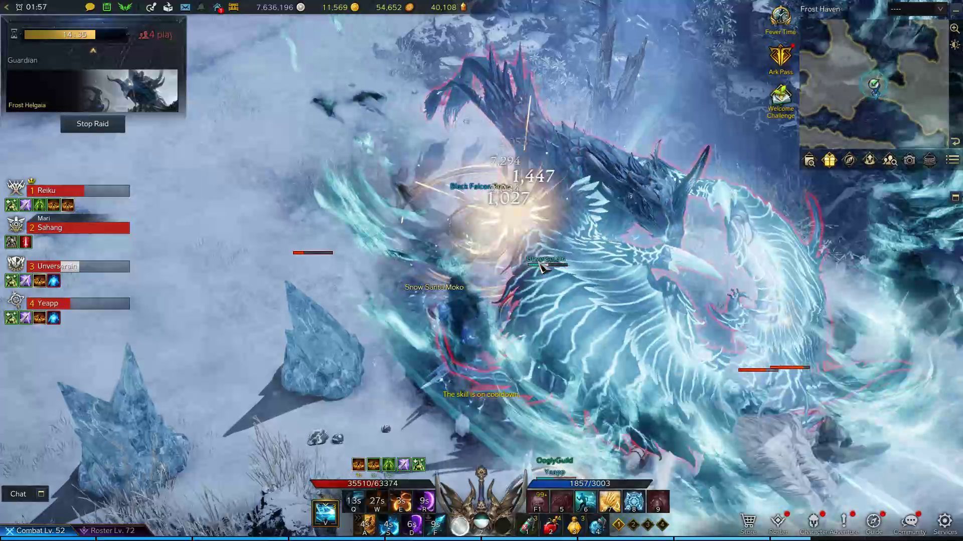 Frost Helgaia - Wing Swipe 3.0 Skill in Combat