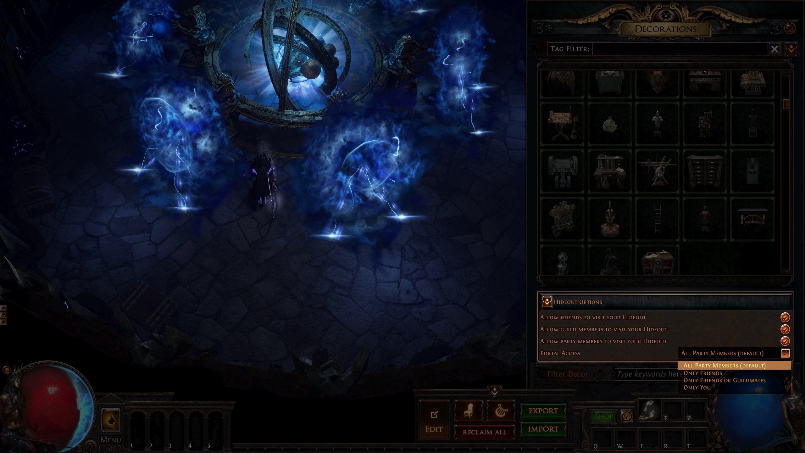 Hideout Portal Customization