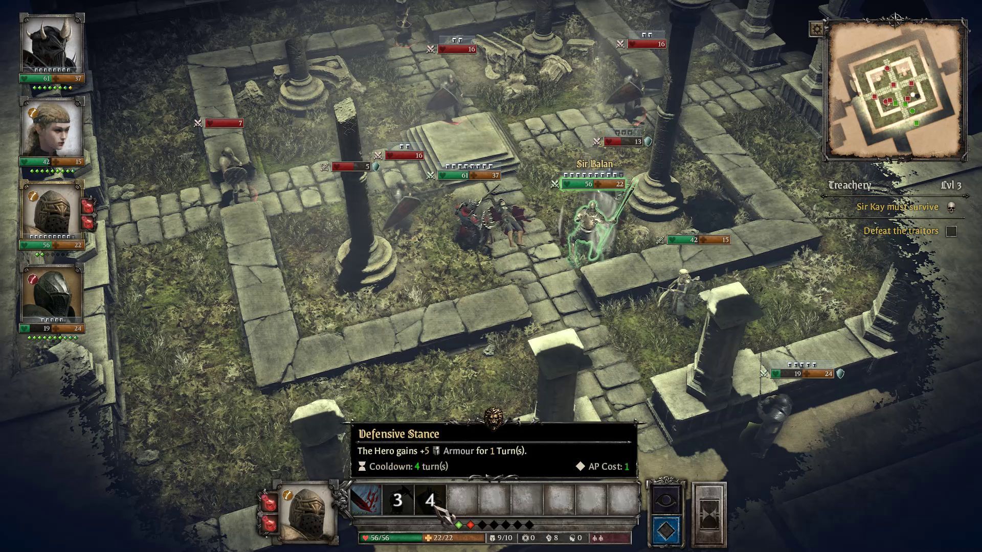 King Arthur Knight’s Tale Champion Class Guide Defensive Stance Skill in Combat