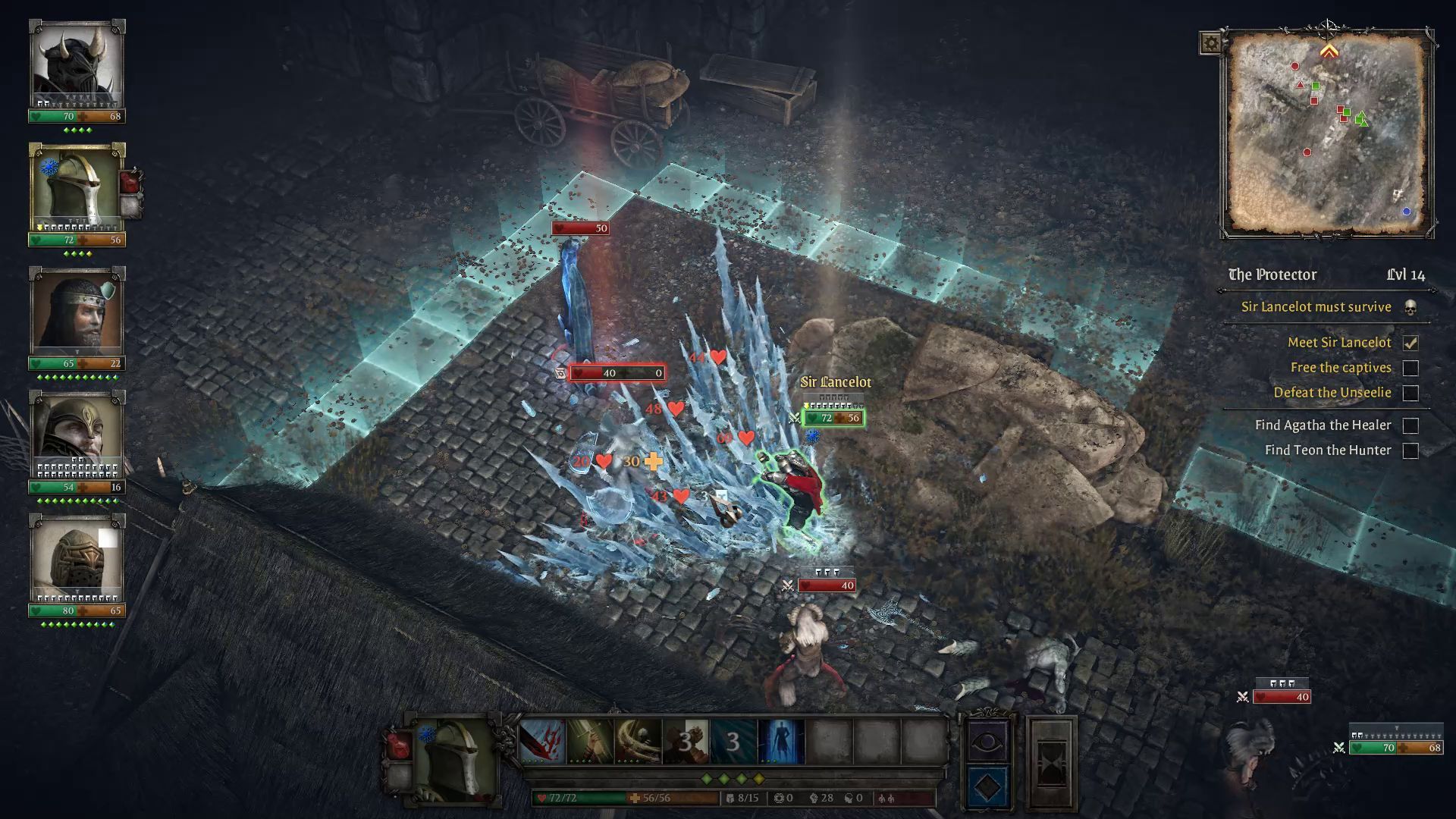 King Arthur Knight’s Tale Champion Class Guide Ice Spikes Skill in Combat
