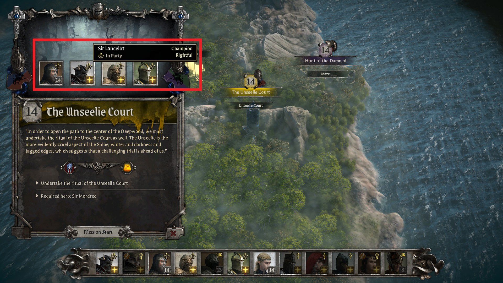 King Arthur Knight’s Tale Champion Class Guide Party Composition Before Mission