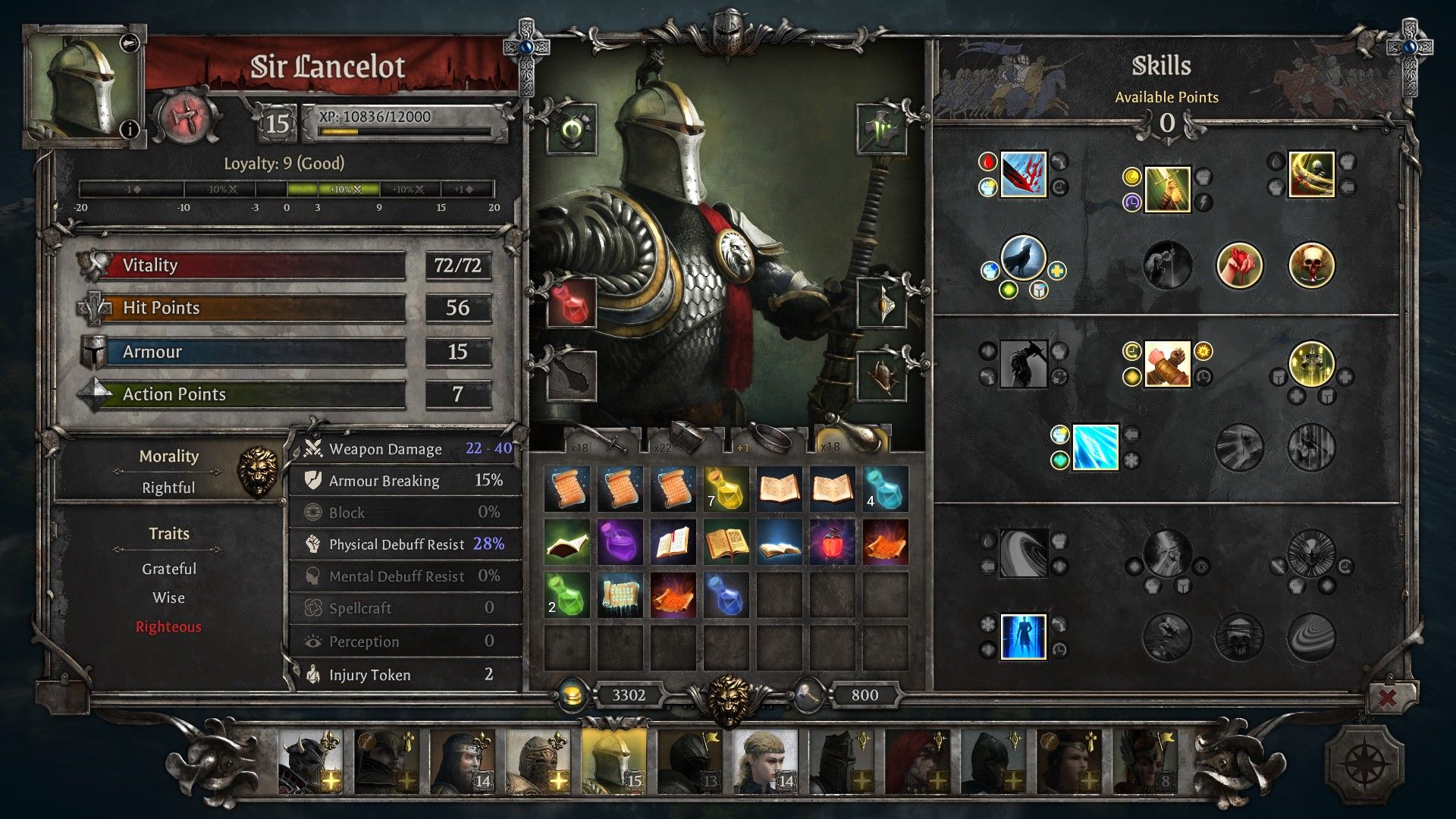 King Arthur Knight’s Tale Champion Class Guide Sir Lancelot