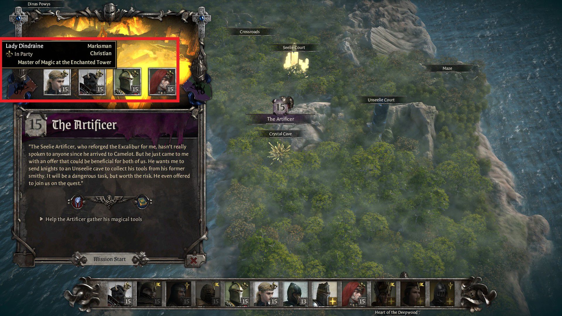 King Arthur Knight’s Tale Marksman Class Guide Party Composition Before Mission