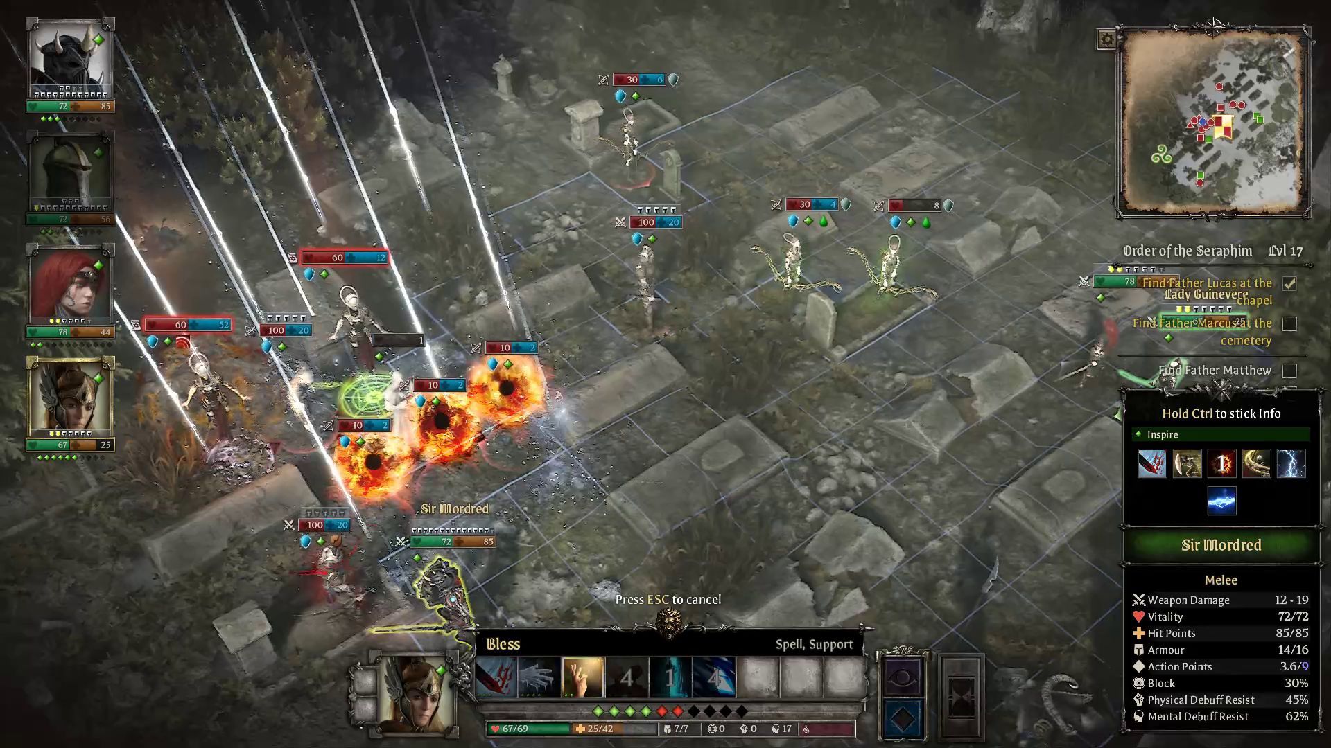 King Arthur Knight’s Tale Sage Class Guide Bless Skill in Combat