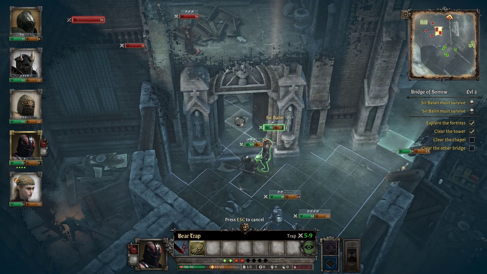 King Arthur Knight’s Tale Vanguard Class Guide Bear Trap Skill in Combat