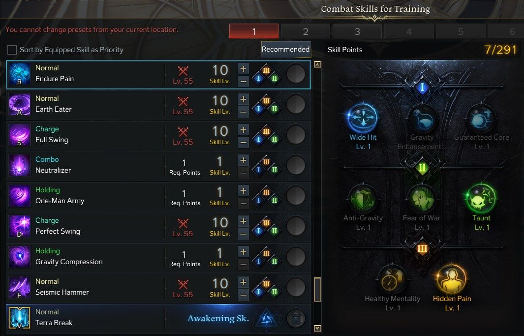 Lost Ark Destroyer Best Skills and Tripods