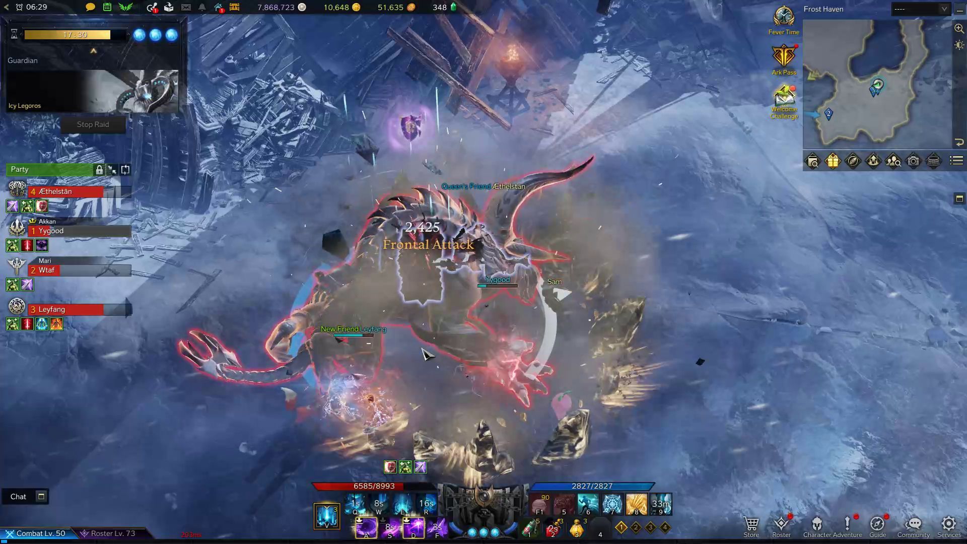 Lost Ark Destroyer Dreadnaught Skill in Combat