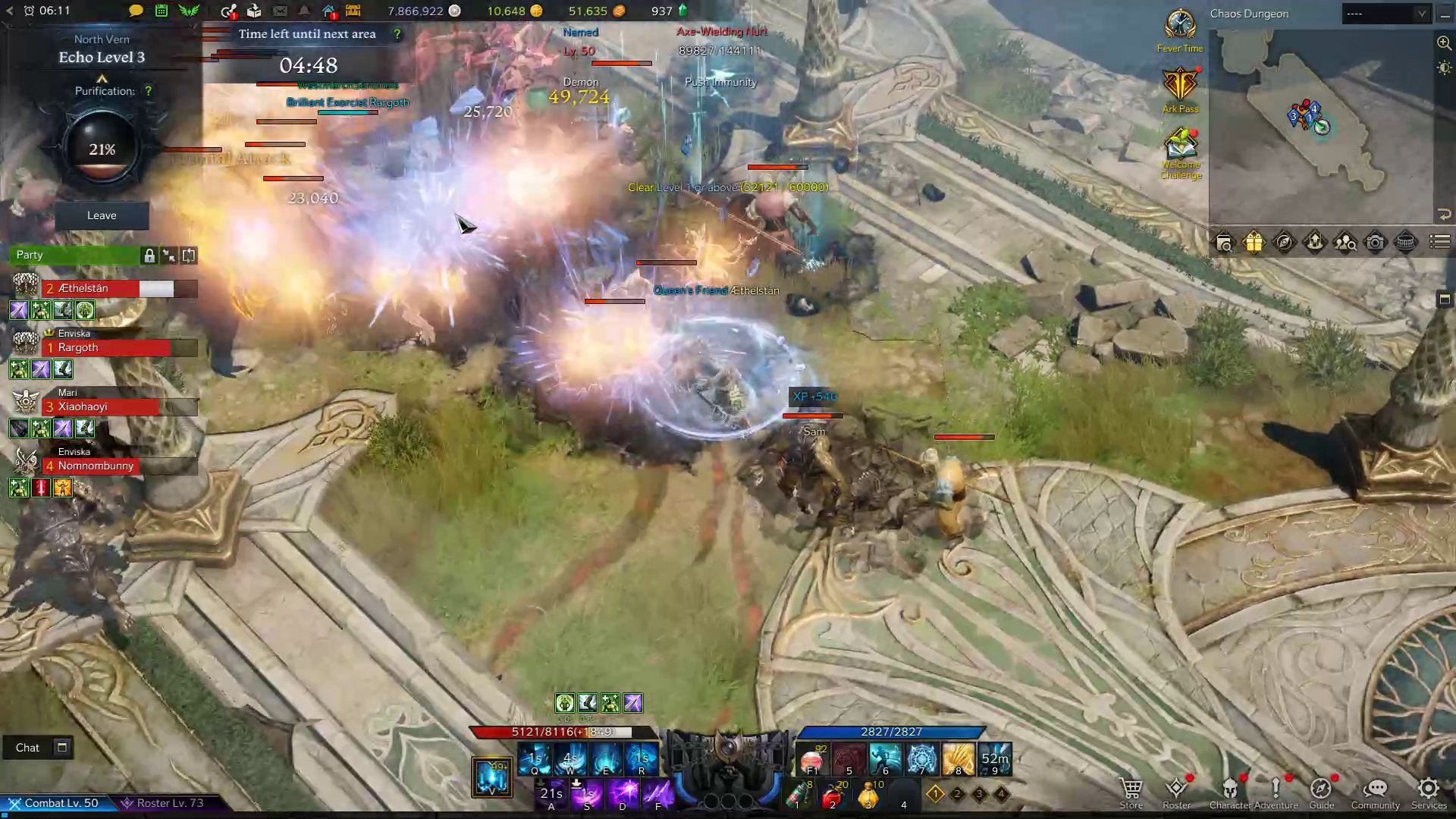 Lost Ark Destroyer Earth Eater Skill in Combat