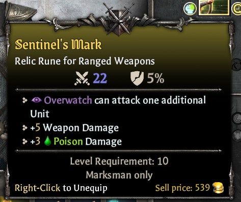 Marksman Equipment - Sentinel&rsquo;s Mark Ranged Weapon