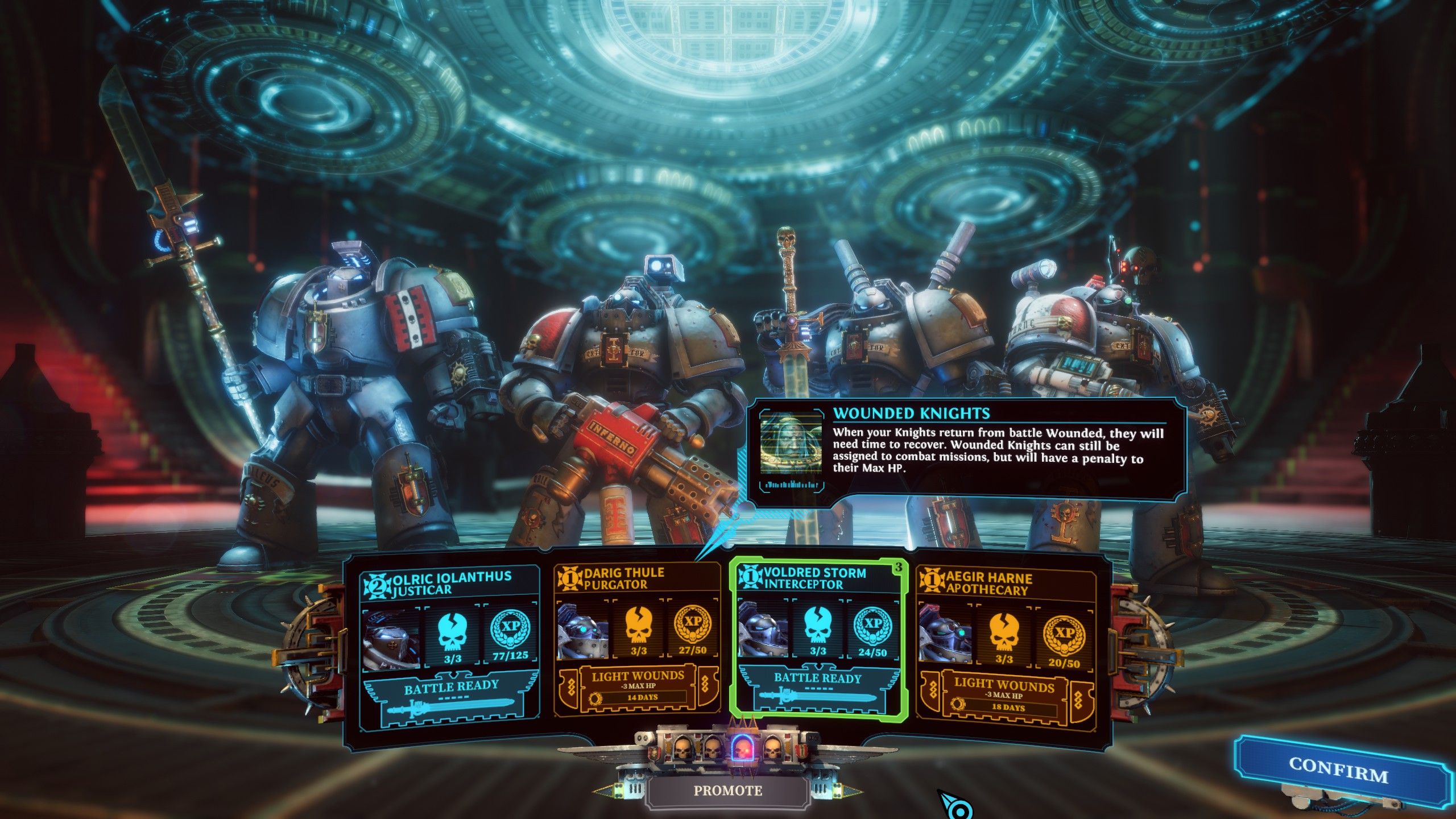 Resilience and Wounded Grey Knights