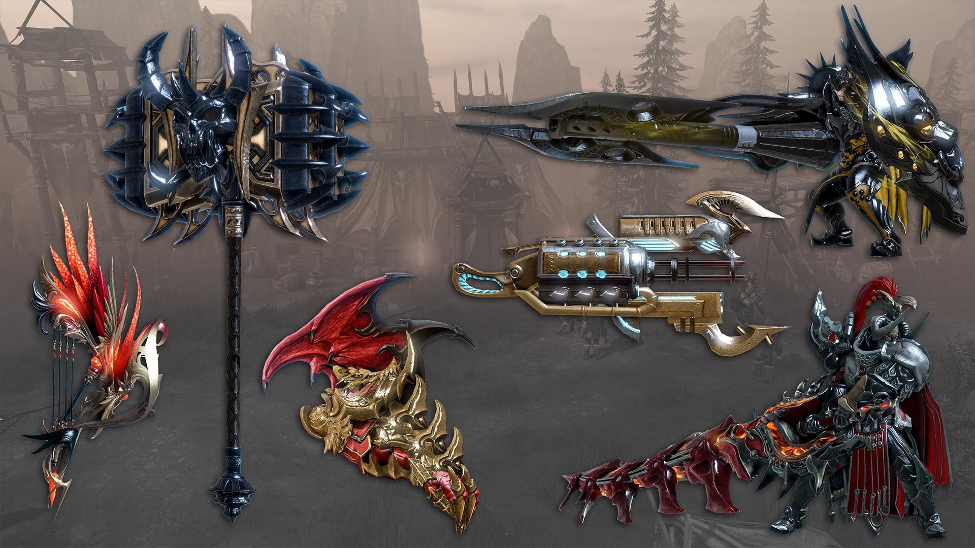 The Dawn Weapon Set