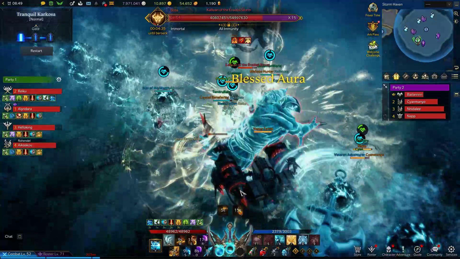 Tranquil Karkosa - Kallivan Boomerang Skill in Combat