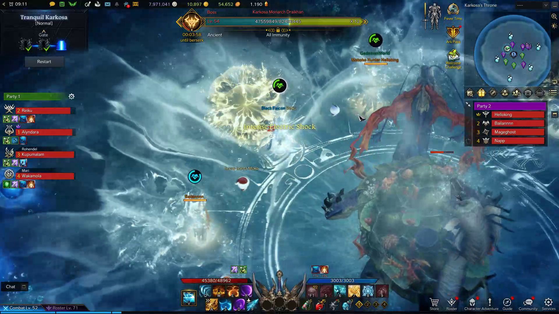 Tranquil Karkosa - Karkosa Monarch Draikhan Rotation Wipe Mechanic (1st Rotation)