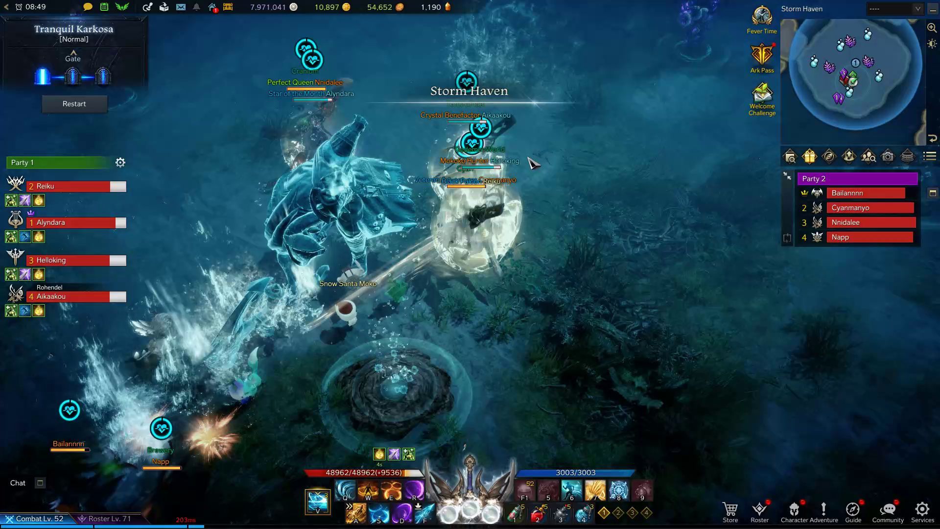Tranquil Karkosa Lost Ark Guide - Kallivan Jump and Strike Skill in Combat