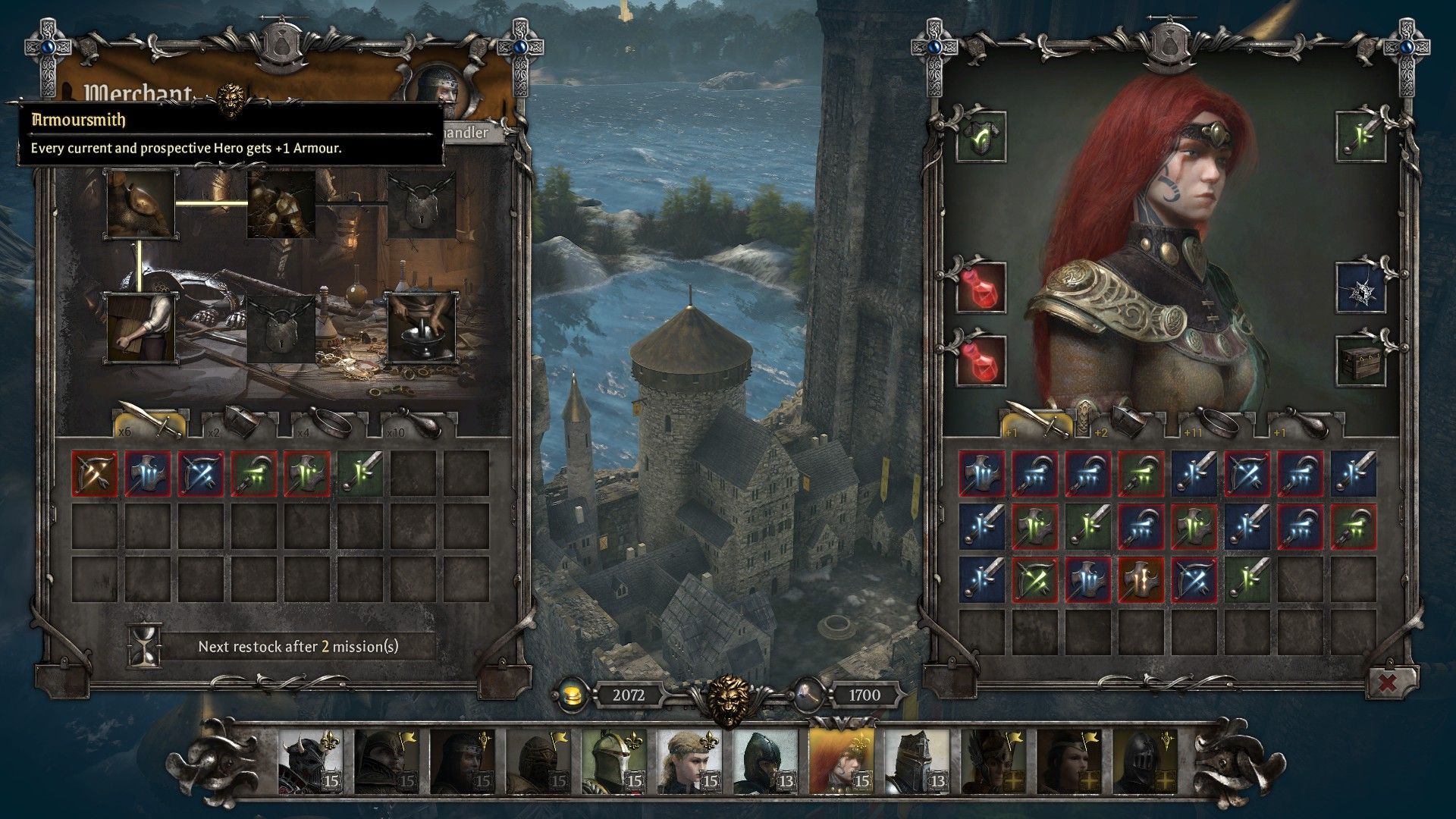 Vanguard Camelot Upgrades for the Armoursmith in the Merchant