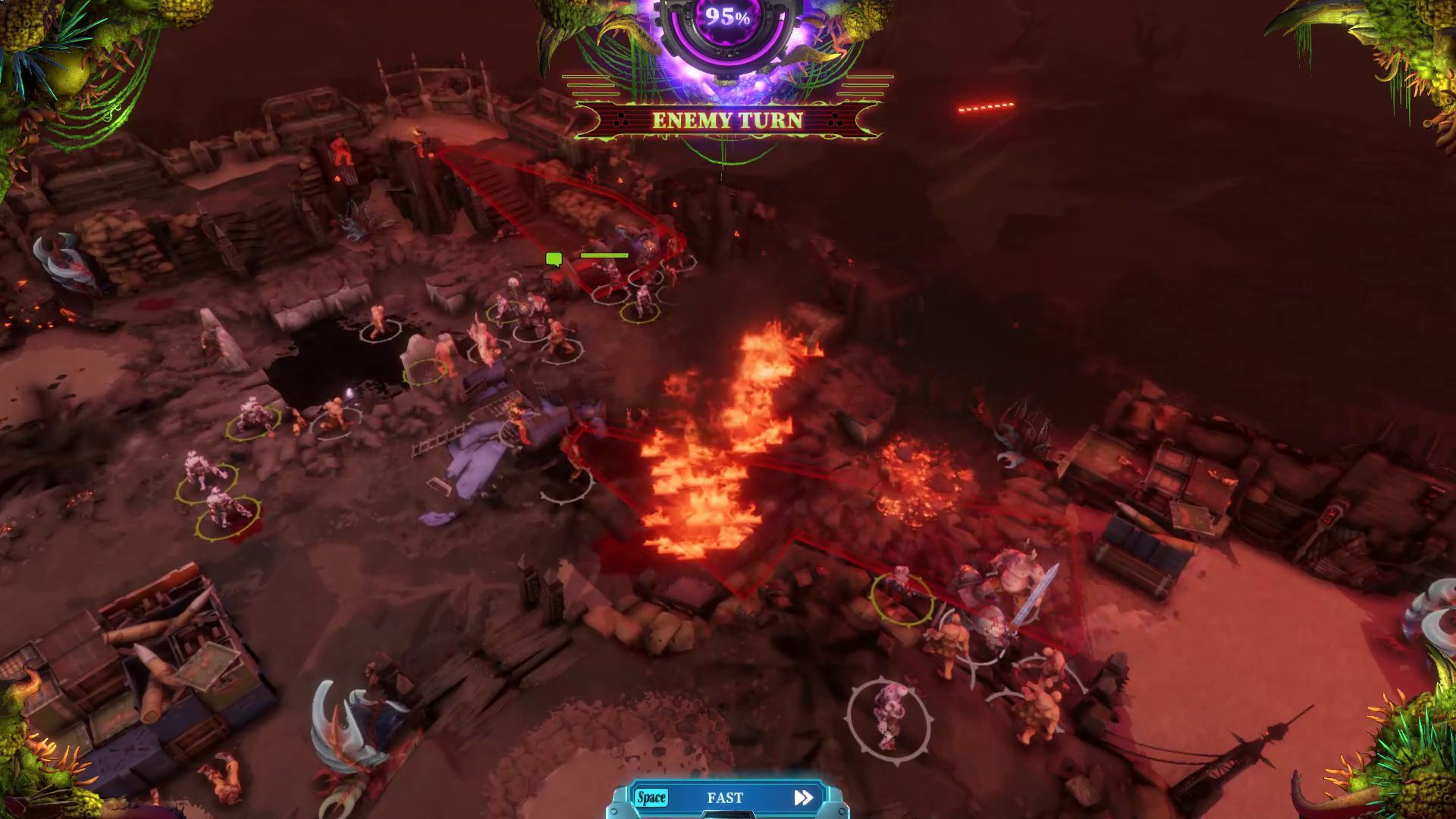 Warhammer 40000 Chaos Gate - Daemonhunters Overview Atmosphere in Missions