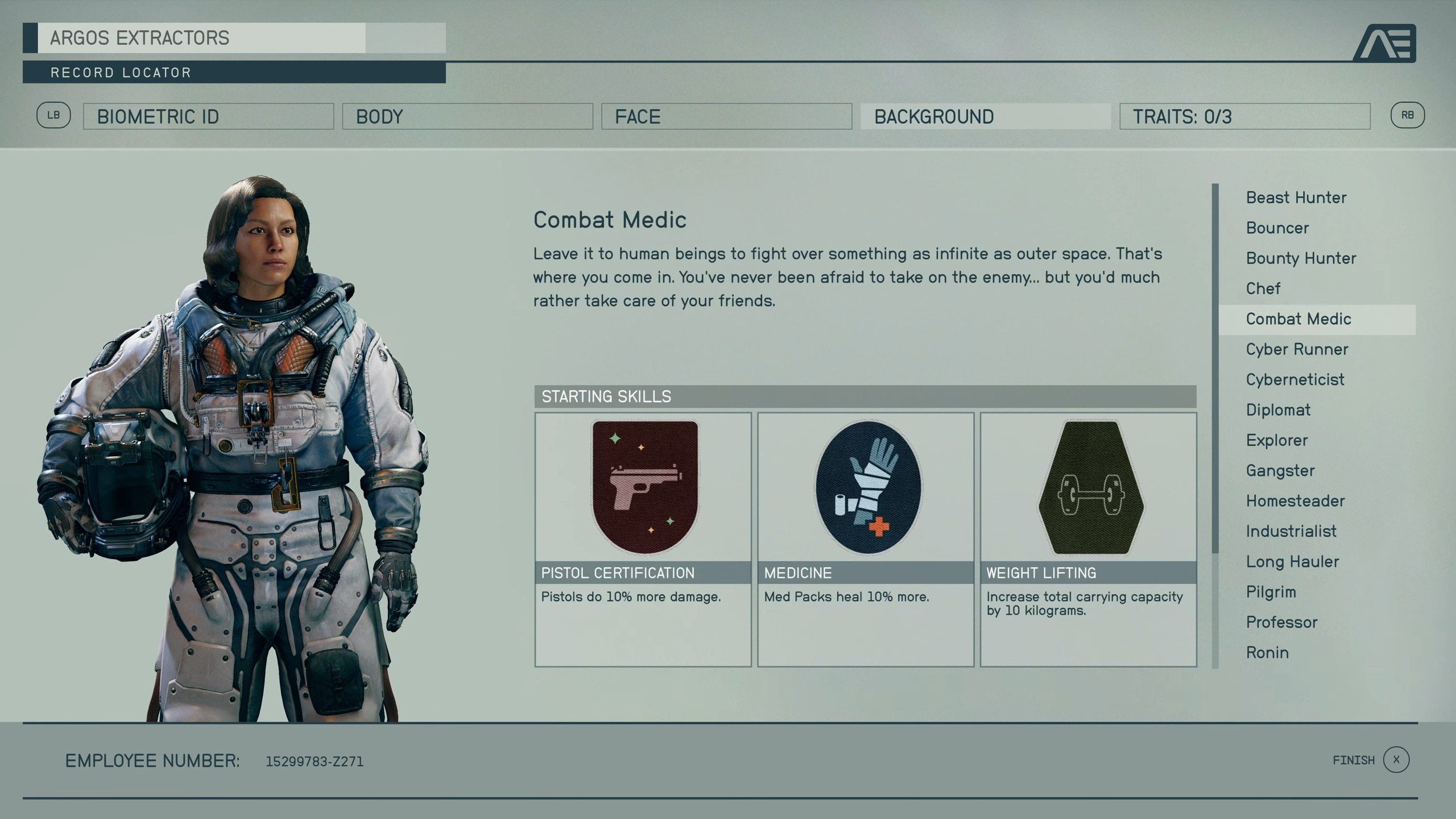 Character Creation
