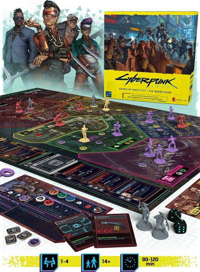Cyberpunk 2077 Board Game CMON Kickstarter Has Almost Tripled Its Goal